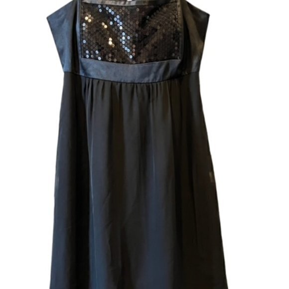 110 West DRESS SEQUINS CHIFFON WOMEN'S DRESS SIZE 12 Shiny Party Holiday - Picture 3 of 16